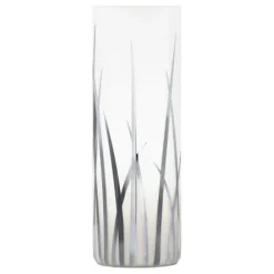 Candeeiro de Mesa com Cilindro de Vidro Branco e Metal Cromado RIVATO EGLO 92743