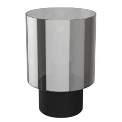 Candeeiro de Mesa com Cilindro de Vidro Preto Fumado GOROSIBA EGLO 33984
