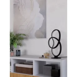 Candeeiro de Mesa com LED e Estrutura em Alumínio Preto GIANELLA EGLO 900951