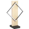 Candeeiro de Mesa com LED e Moldura Quadrada em Madeira BOYAL EGLO 901932