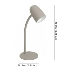 Candeeiro de Mesa com Pescoço Flexível CARLO EGLO 901829