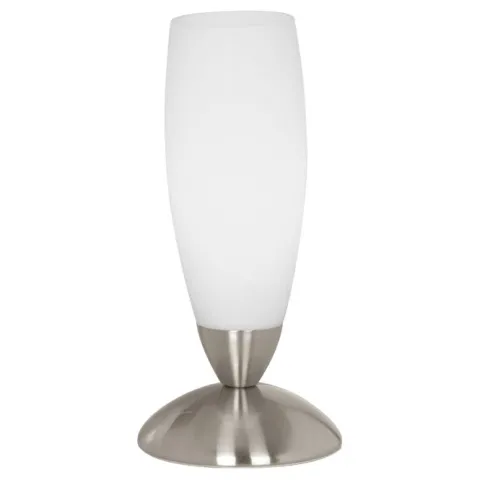 Candeeiro de mesa com vidro acetinado branco SLIM EGLO 82305