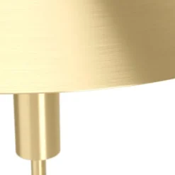 Candeeiro de Mesa LED com Abajur Cónico Latão Escovado PARAGUAY EGLO 390274