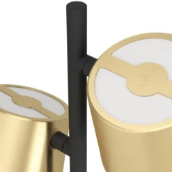 Candeeiro de mesa LED com base em aço e latão ALTAMIRA EGLO 39986