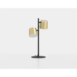 Candeeiro de mesa LED com base em aço e latão ALTAMIRA EGLO 39986