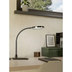 Candeeiro de mesa LED com braço flexível e luz ajustável LAURO EGLO 902175
