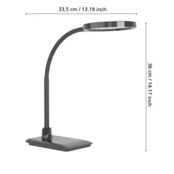 Candeeiro de mesa LED com braço flexível e luz ajustável LAURO EGLO 902175
