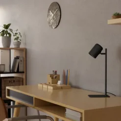 Candeeiro de Mesa LED com Cabeça Ajustável Preto e Branco CEPPINO EGLO 98855