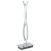 Candeeiro de Mesa LED com Dois Perfis Curvos em Metal Cromado LASANA 2 EGLO 96105