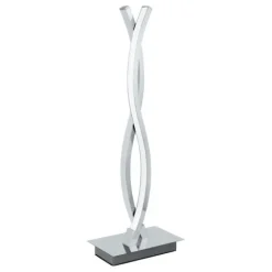 Candeeiro de Mesa LED com Dois Perfis Curvos em Metal Cromado LASANA 2 EGLO 96105