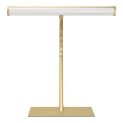 Candeeiro de Mesa LED com Pescoço Flexível Latão Escovado RICCIONE EGLO 901983