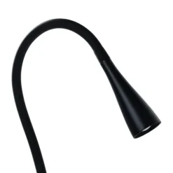 Candeeiro de Mesa LED com Pescoço Flexível Preto e Alumínio SNAPORA EGLO 94677