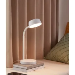 Candeeiro de Mesa LED em Plástico Branco CABALES EGLO 99334