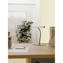 Candeeiro de Mesa LED Níquel Nero com Pescoço Flexível RICCIONE EGLO 901981