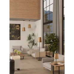 Candeeiro de Mesa Sustentável com Pétalas de Rosa CASTUERA EGLO 390294