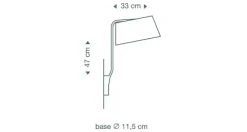 Candeeiro de parede em madeira Owalo 7030 - Secto Design