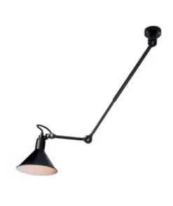 Candeeiro de Parede 1L STEEL BLACK PZA19219 Zambelis preto