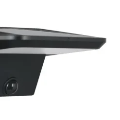 Candeeiro de Parede Solar Exterior Preto PORRASSA EGLO 48944