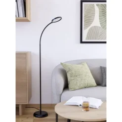 Candeeiro de pé com pescoço flexível e LED regulável LAURO EGLO 902176