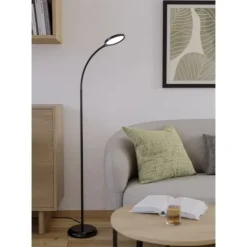 Candeeiro de pé com pescoço flexível e LED regulável LAURO EGLO 902176