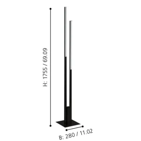 Candeeiro de pé eglo led Fraioli-Z 900082