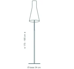Candeeiro de pé em madeira Secto 4210 - Secto Design