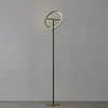 Candeeiro de pé LED CASTELPOTO EGLO – Design em latão escovado com orientação ajustável 901973