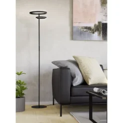 Candeeiro de pé LED com Anéis Luminosos e Controlo Tátil CASTELPOTO EGLO 901974