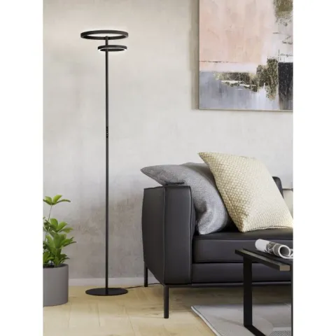 Candeeiro de pé LED com Anéis Luminosos e Controlo Tátil CASTELPOTO EGLO 901974