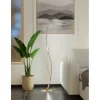 Candeeiro de pé LED com aspeto em madeira GRISOLIA EGLO 901214