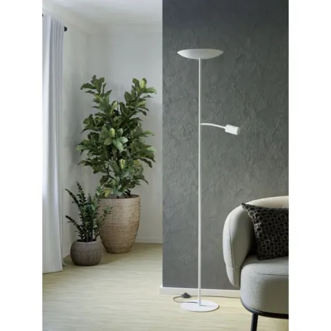 Candeeiro de Pé LED CONIVARINO EGLO - Luz Ambiente e Leitura 901978