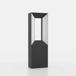 Candeeiro de Poste LED Exterior em Alumínio Fundido Preto RIFORANO EGLO 98727