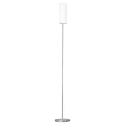 Candeeiro de Pé TROY 3 EGLO – Design Elegante com Vidro Acetinado 85982