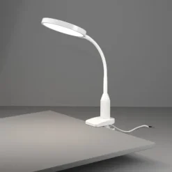 Candeeiro de Secretária com Pescoço Flexível e Luz Ajustável LAURO EGLO 902177