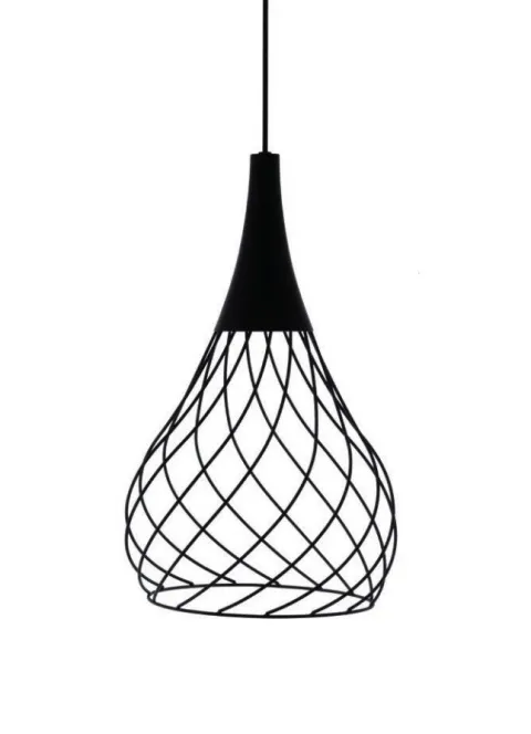 Candeeiro de Tecto Mongolfier Preto Stilnovo 8140