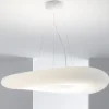 Candeeiro de Tecto Mr.Magoo Florescente Branco Alumínio 520mm Stilnovo 7790