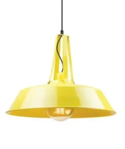 Candeeiro de Tecto Suspenso amarelo PZA1642 Zambelis
