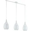 Candeeiro de Tecto Suspenso Branco com Vidro Opalino RAZONI EGLO 94388