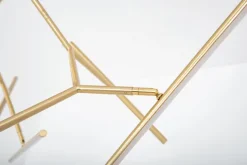 Candeeiro de Tecto Suspenso Dourado Matte PZA2073 - Zambelis