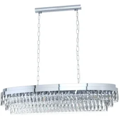 Candeeiro de Tecto Suspenso Eglo Valparaiso 39495 Cromado