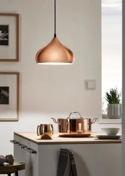 CANDEEIRO DE TECTO Suspenso Eglo Vintage Hapton 49449 Ø290mm