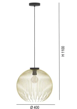 Candeeiro de tecto suspenso eglo Venezuela Ø 400 MM 901003