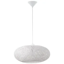 Candeeiro de tecto suspenso eglo campilo branco 93373