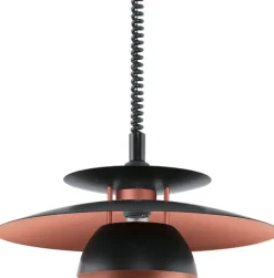 Candeeiro De Tecto Suspenso Eglo Brenda Cobre 31666