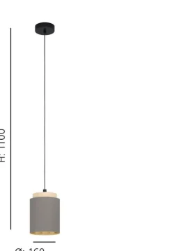 Candeeiro de Tecto Suspenso Eglo Albariza 99445 x1