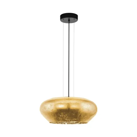 Candeeiro de Tecto Suspenso Eglo Priorat 39595 Dourado Ø500mm