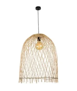 Candeeiro de Tecto Suspenso em Bambu PZA18181 - Zambelis