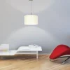 Candeeiro de Tecto Suspenso Eglo Pasteri Branco Ø380mm 31571