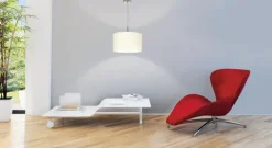 Candeeiro de Tecto Suspenso Eglo Pasteri Branco Ø380mm 31571