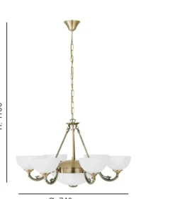 Candeeiro de tecto suspenso eglo savoy 82749